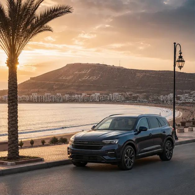 Vue côtière et urbaine d’Agadir